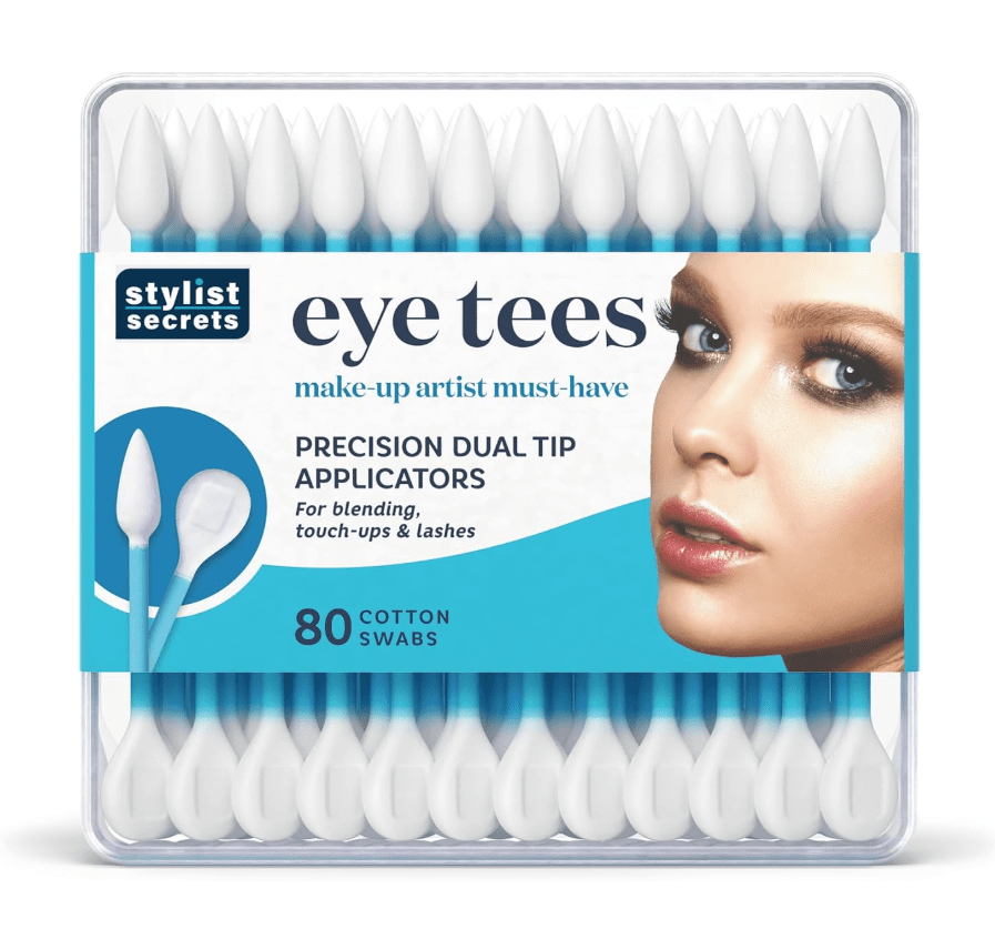 Stylist Secrets® Eye Tees Cotton Swabs tips (80 Count) (12-PACK)