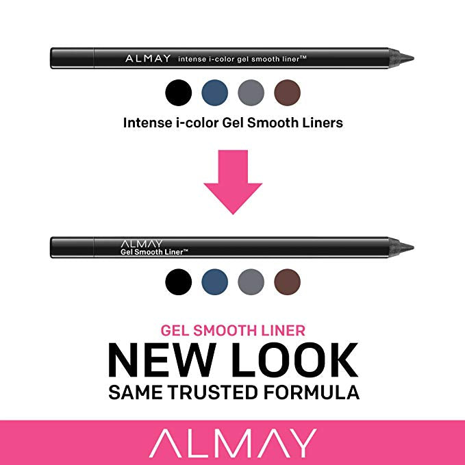 ALMAY Intense I-Color Eyeliner, Gel Smooth, (For Brown Eyes) Black 031 - oddros.shop