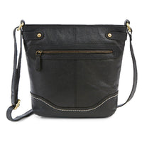 Born “Izabel” Bucket Crossbody Handbag,  Black - oddros.shop