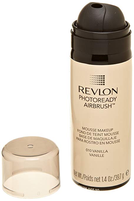 REVLON Photoready Airbrush Mousse Makeup, Vanilla 010, 1.4 Oz - oddros.shop