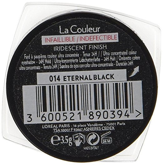 L'OREAL Paris Color Infallible Eyeshadow, Eternal Black 014 - oddros.shop