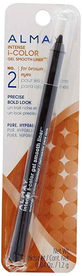ALMAY Intense I-Color Eyeliner, Gel Smooth, (For Brown Eyes) Black 031 - oddros.shop