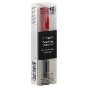 Revlon ColorStay Overtime Lipcolor/Moisturizing Topcoat, Forever Scarlet 040 - oddros.shop