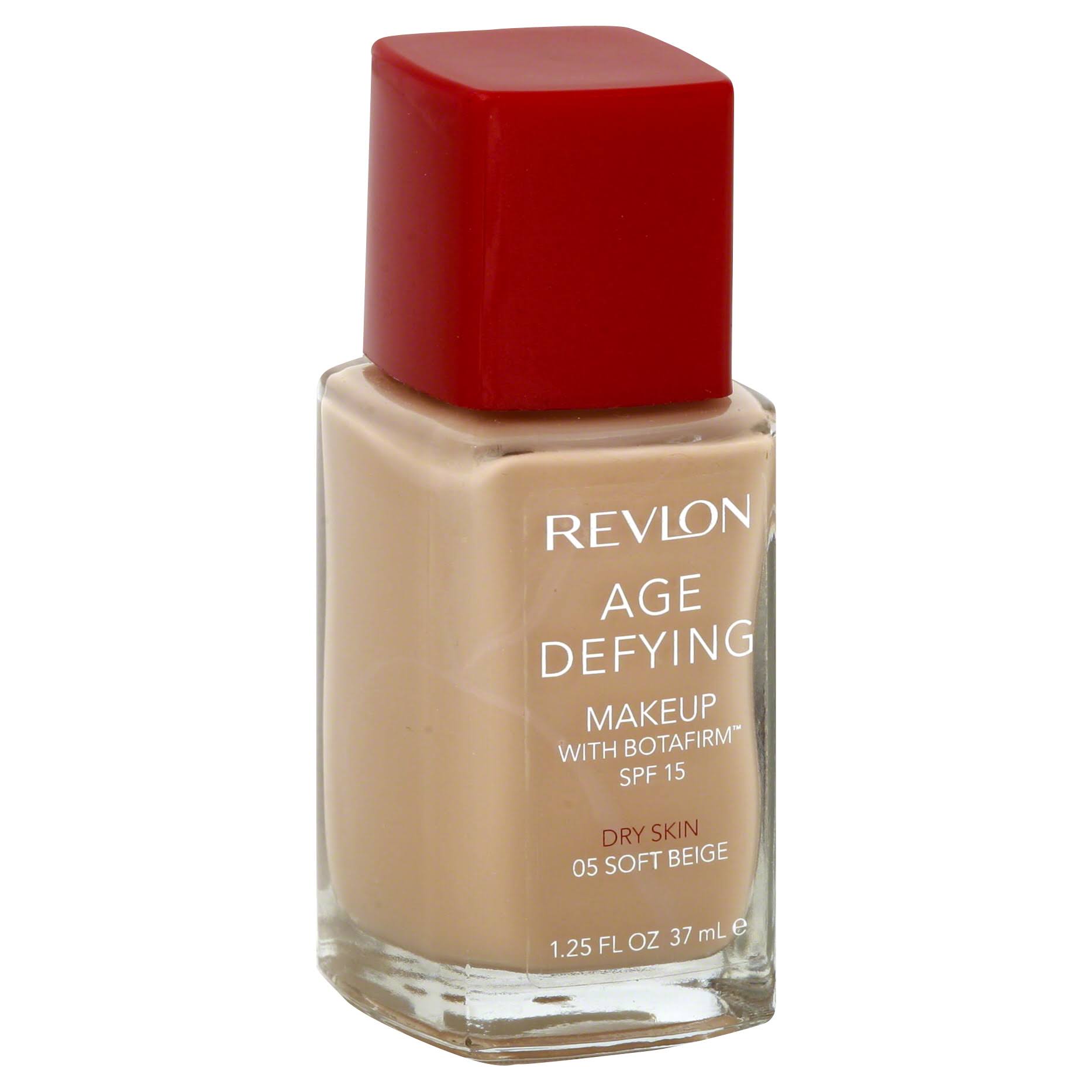 Revlon Age Defying Makeup with Botafirm, SPF 15, Dry Skin, Soft Beige 05, 10.25 Fl Oz - oddros.shop