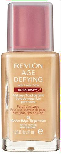 REVLON Age Defying Makeup with Botafirm, Normal/Combination Skin, Medium Beige 08 - oddros.shop