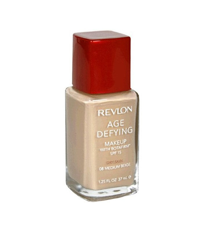 Revlon Age Defying Makeup with Botafirm, Dry Skin, Medium Beige 08 - oddros.shop