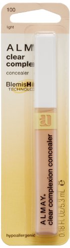 ALMAY Clear Complexion Concealer Corrector, Light [100], 0.18 oz - oddros.shop