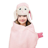 BEST BRANDS Kids Hooded Throw, Sheep  - 1-Piece - oddros.shop