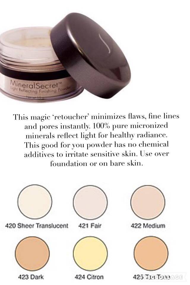 Mineral Secrets Loose Finishing Powder - Sheer Translucent 420