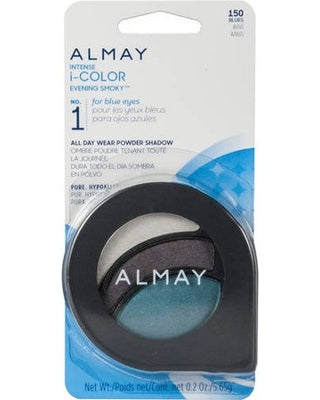 ALMAY Intense I-Color Powder Shadow, Evening Smoky, 150 Blues - oddros.shop