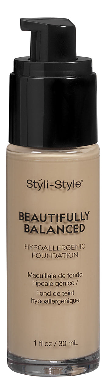 Styli-Style Cosmetics Beautifully Balanced - Hypoallergenic Foundation - Warm Tan - oddros.shop