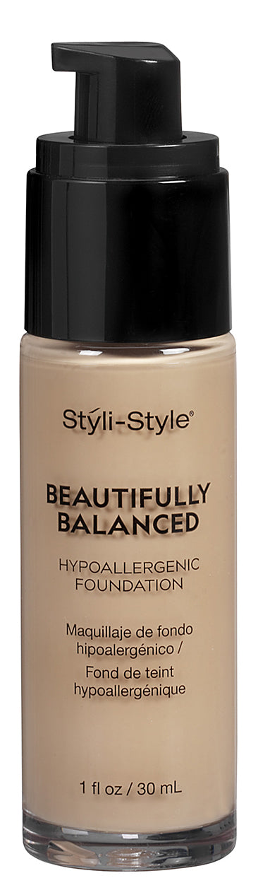 Styli-Style Cosmetics Beautifully Balanced - Hypoallergenic Foundation - Warm Beige - oddros.shop