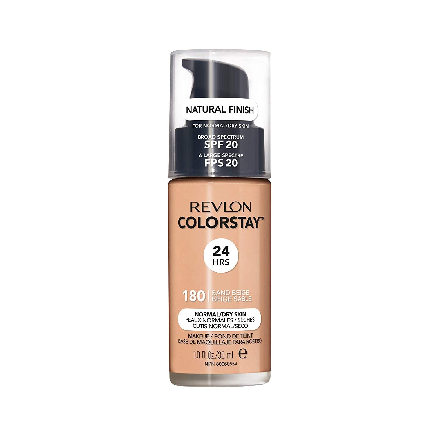 Revlon ColorStay Makeup, Normal/Dry Skin, 180 Sand Beige - oddros.shop