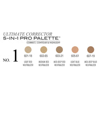 Cinema Secrets Ultimate Corrector 5-IN-1 PRO Palette - No.1 - oddros.shop