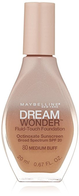 Maybelline Dream Wonder Fluid-Touch Foundation, Medium Buff 80 - oddros.shop