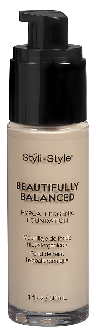 Styli-Style Cosmetics Beautifully Balanced - Hypoallergenic Foundation - Cool Beige - oddros.shop
