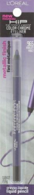 L'OREAL HiP Chrome Eyeliner, 965 Violet Volt - oddros.shop