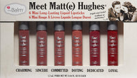 theBalm Meet Matt(e) Hughes 6 Mini Long-Lasting Liquid Lipsticks, Volume 1