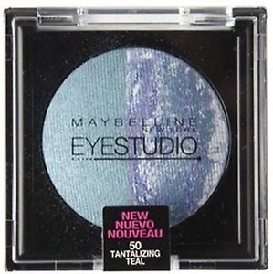 Maybelline New York Eye Studio Color Pearls Marbleized Eyeshadow, 50 Tantalizing Teal - oddros.shop