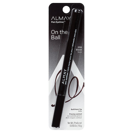 ALMAY Pen Eyeliner Ball Point Tip - 208 Black - oddros.shop