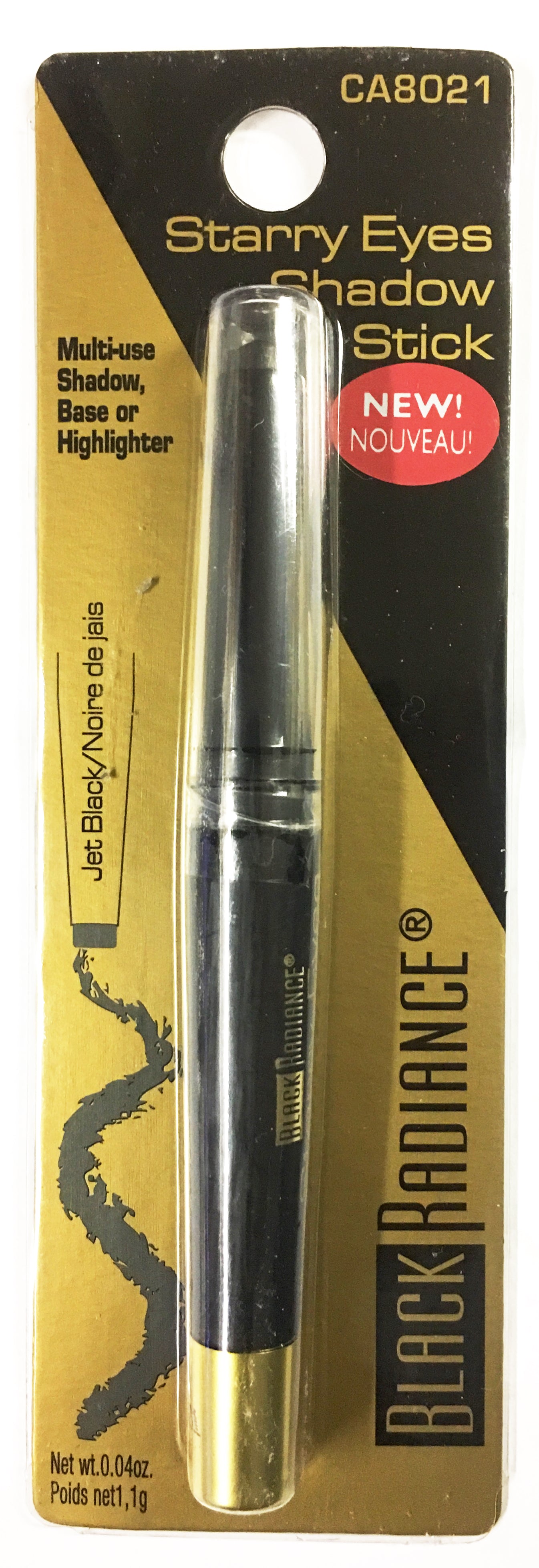 Black Radiance Starry Eyes Shadow Stick, Jet Black CA8021, 0.04 oz - oddros.shop