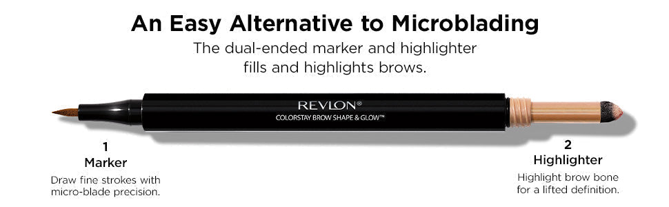 REVLON ColorStay Brow Shape and Glow, 255 Soft Brown