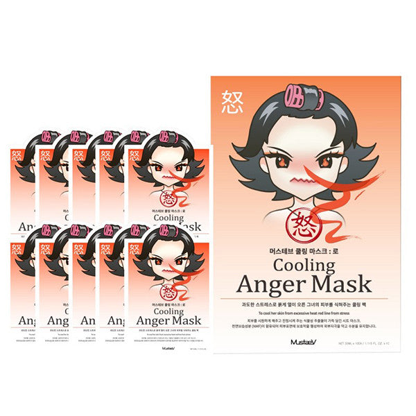 MustaeV - Mood Therapy Mask - Anger (10 Pack) - oddros.shop