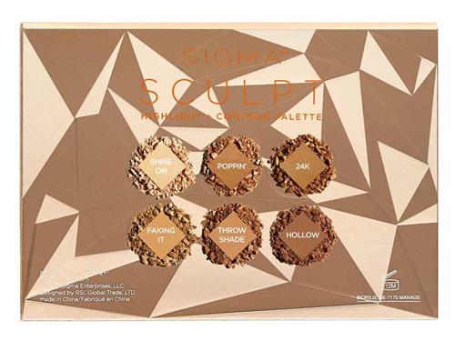 Sigma Beauty Sculpt Highlight + Contour Palette 6 Colors - oddros.shop