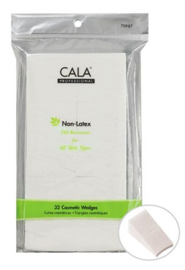 CALA 32 Piece Makeup Wedges Sponges Non Latex Oil Resistant for All Skin Types - oddros.shop