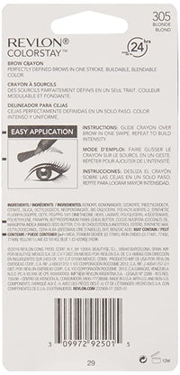 REVLON ColorStay Eyebrow Crayon, 305 Blonde