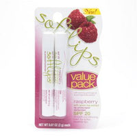 Softlips Lip Protectant with SPF 20, Raspberry Flavor - 2 / Pack - oddros.shop