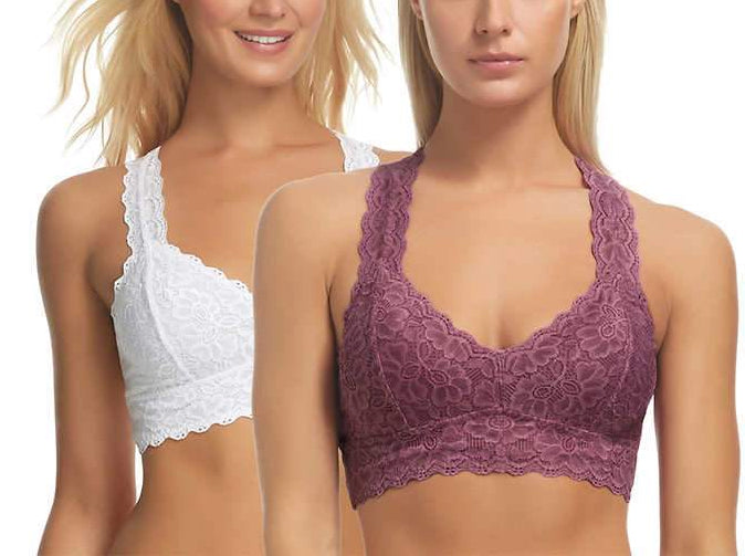 Felina Ladies Lace Bralette (2-pack) - oddros.shop