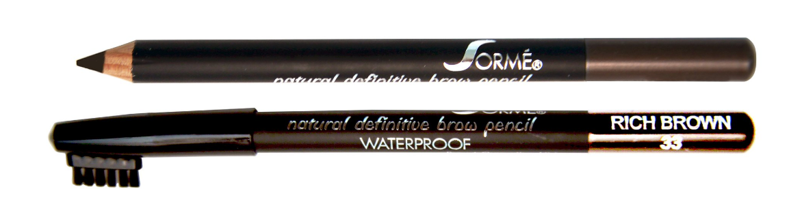 Sorme Cosmetics Waterproof Eyebrow Pencil With Brush, (33) Rich Brown - oddros.shop