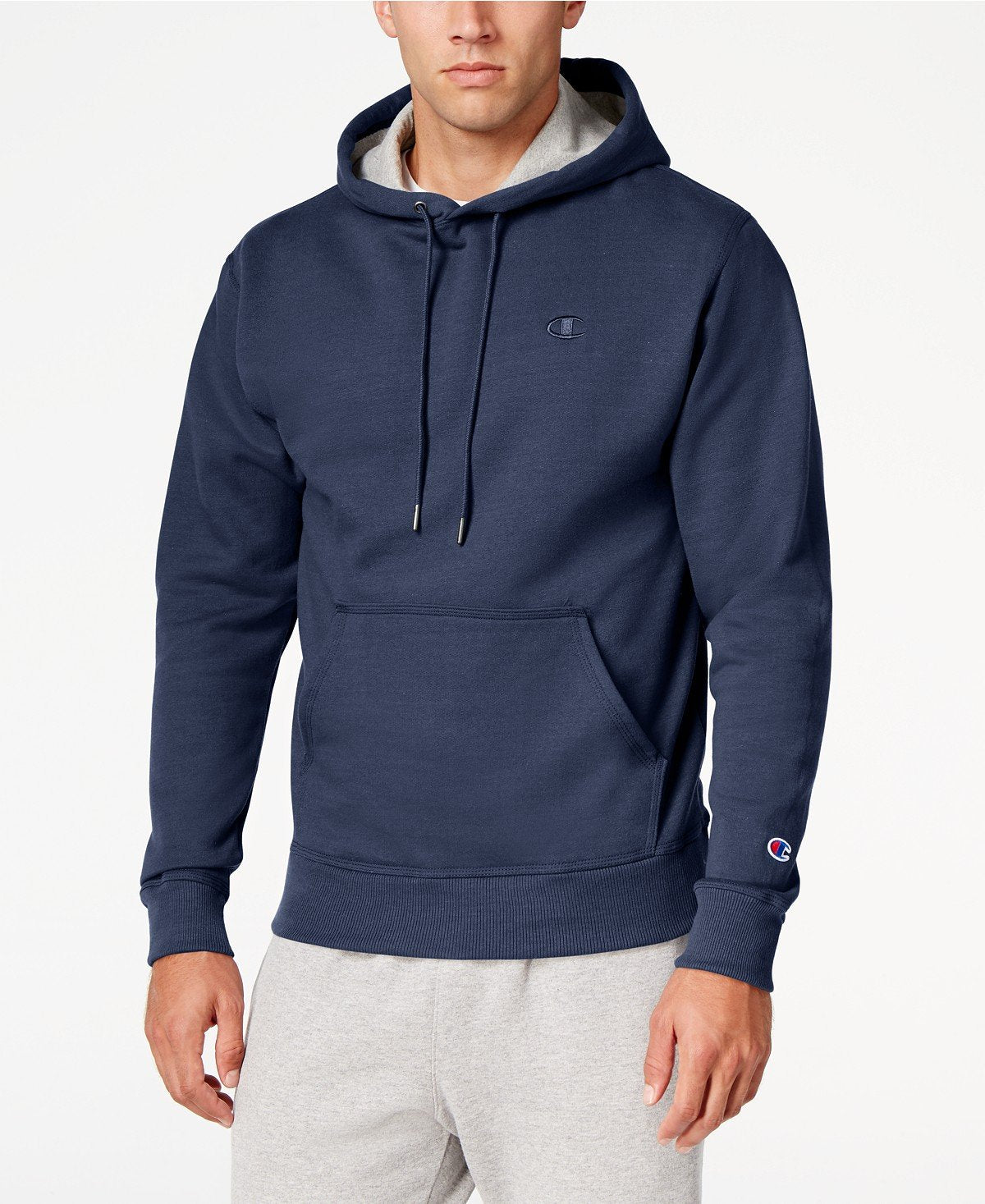 Champion Men's Powerblend® Sweats Pullover Hoodie - Navy (XL) - oddros.shop