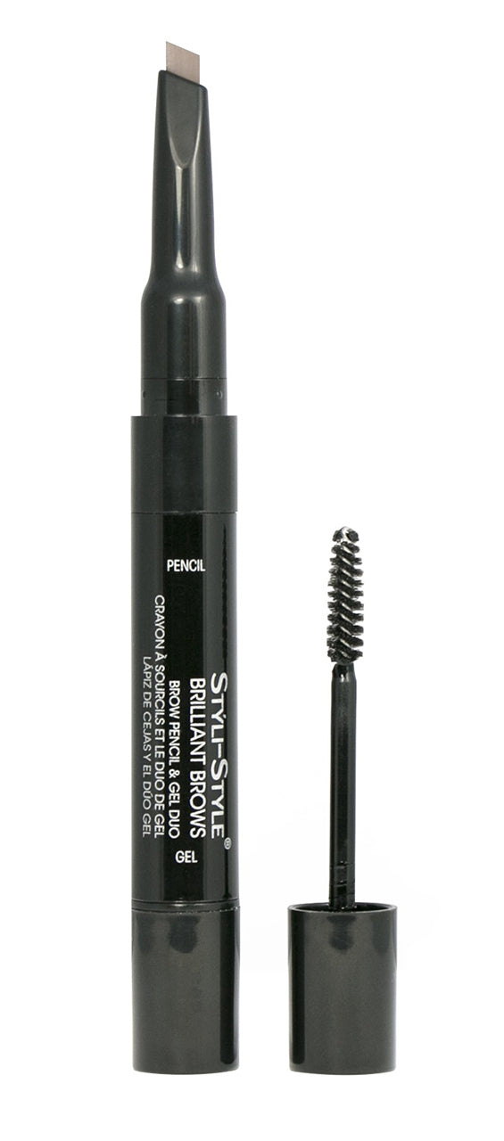 Styli-Style Brilliant Brows, Brow Pencil & Gel Duo - Taupe - oddros.shop
