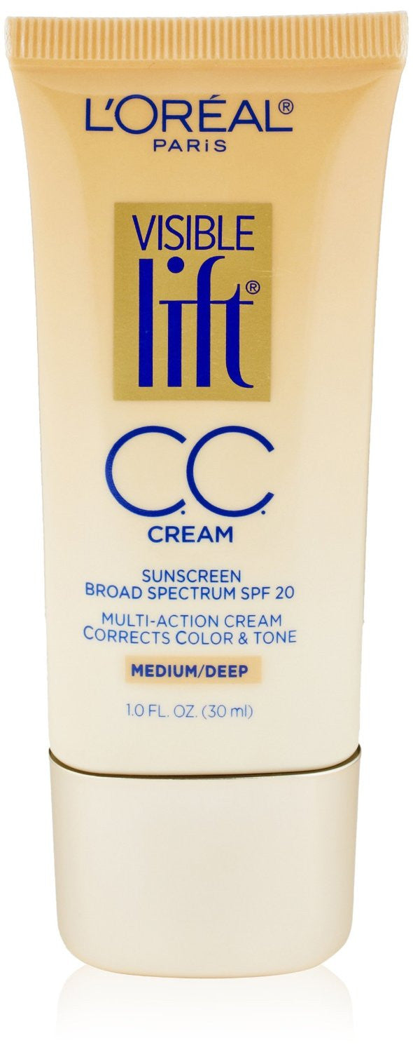 L'Oreal Paris Visible Lift Cc Cream, SPF 20, 181 Medium/Deep - oddros.shop