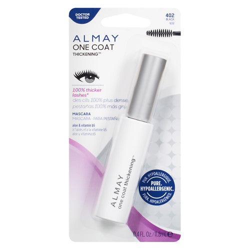 ALMAY One Coat Nourishing Thickening Mascara, Black 402 - oddros.shop
