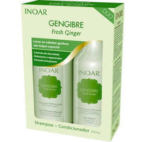 INOAR Fresh Ginger Hair Treatment Duo Kit (Shampoo + Conditioner) - oddros.shop