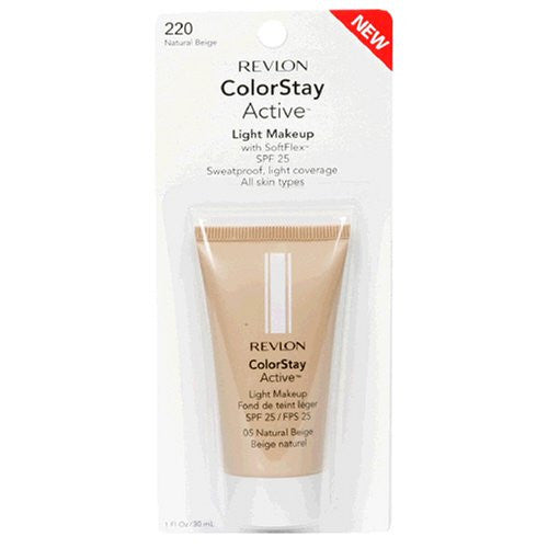 REVLON ColorStay Active Light Makeup, Natural Beige 220/05 - oddros.shop