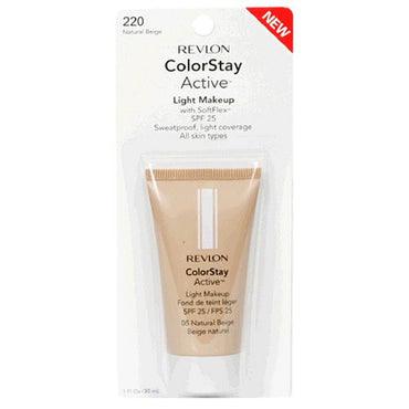 REVLON ColorStay Active Light Makeup, Natural Beige 220/05 - oddros.shop