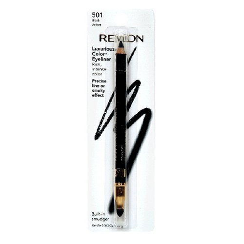 Revlon Luxurious Color Eyeliner Uncarded , Black Velvet 501, 0.043 Ounce - oddros.shop