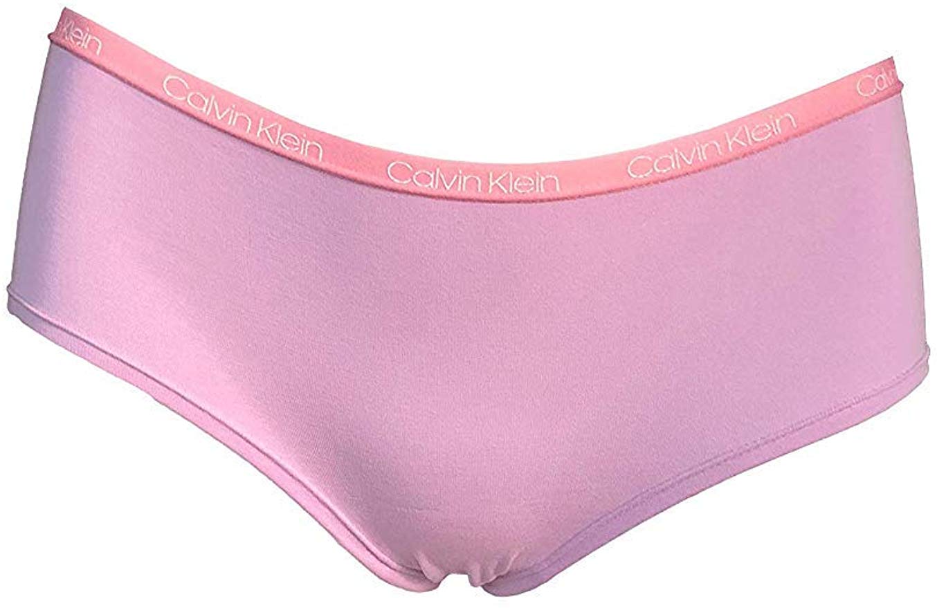 Calvin Klein Girls Hipster Panties Cotton Stretch Logo Waistband Tagless (7 Pack) (M) - oddros.shop