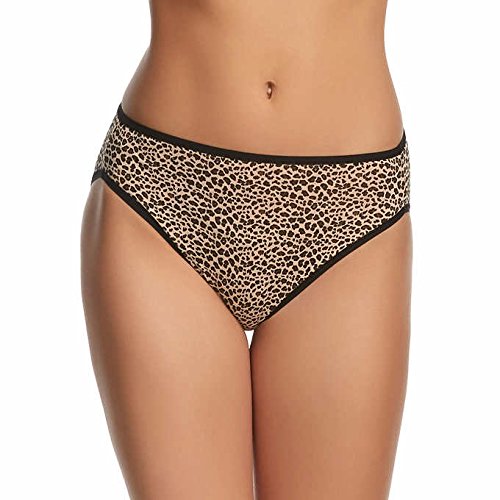 Felina Women's - Hi Cut Cotton Stretch Panties (6 Pack) - oddros.shop