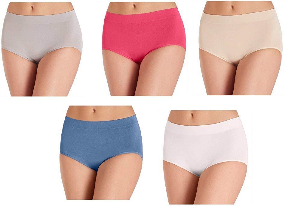 Carole Hochman Ladies' Seamless Brief - Large (Pack of 5) - oddros.shop