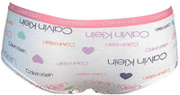 Calvin Klein Girls Hipster Panties Cotton Stretch Logo Waistband Tagless (7 Pack) (M) - oddros.shop
