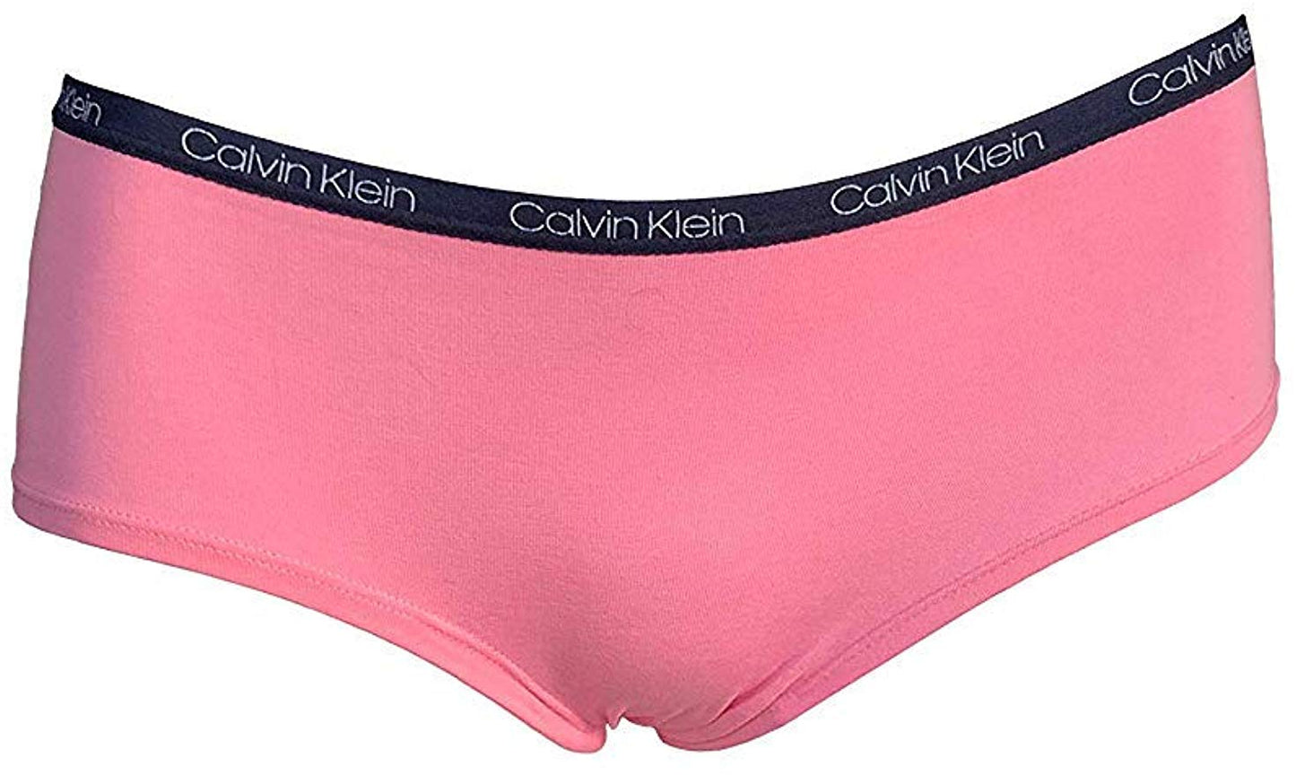 Calvin Klein Girls Hipster Panties Cotton Stretch Logo Waistband Tagless (7 Pack) (M) - oddros.shop