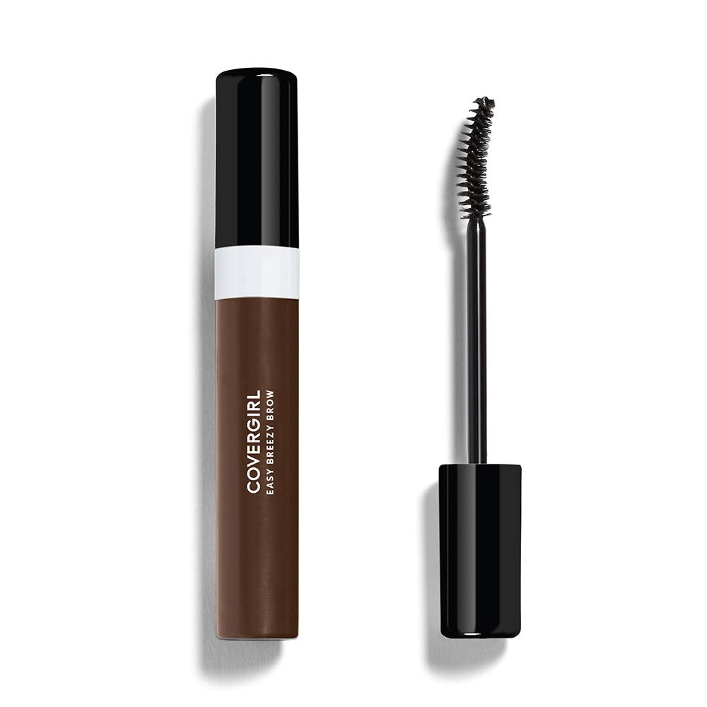 COVERGIRL Easy Breezy Brow Shape + Define Brow Mascara, 605 Rich Brown - oddros.shop