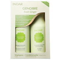 INOAR Fresh Ginger Hair Treatment Duo Kit (Shampoo + Conditioner) - oddros.shop