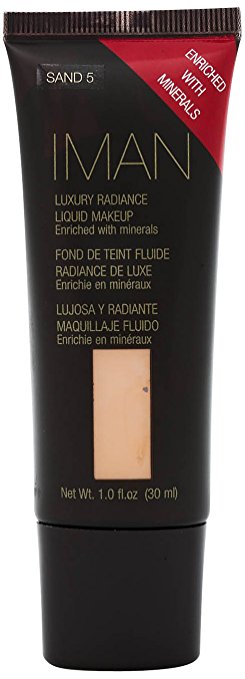 IMAN COSMETICS Luxury Radiance Liquid Makeup, 5 Sand - oddros.shop