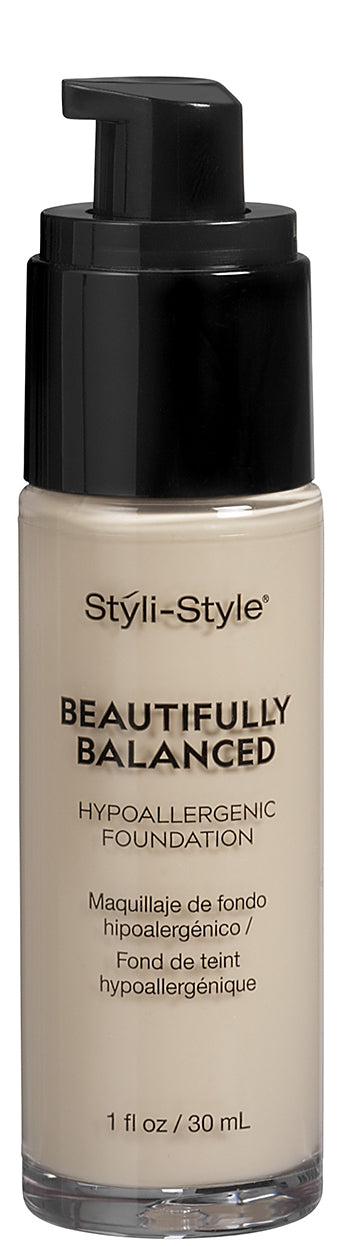 Styli-Style Cosmetics Beautifully Balanced - Hypoallergenic Foundation - Cool Ivory - oddros.shop